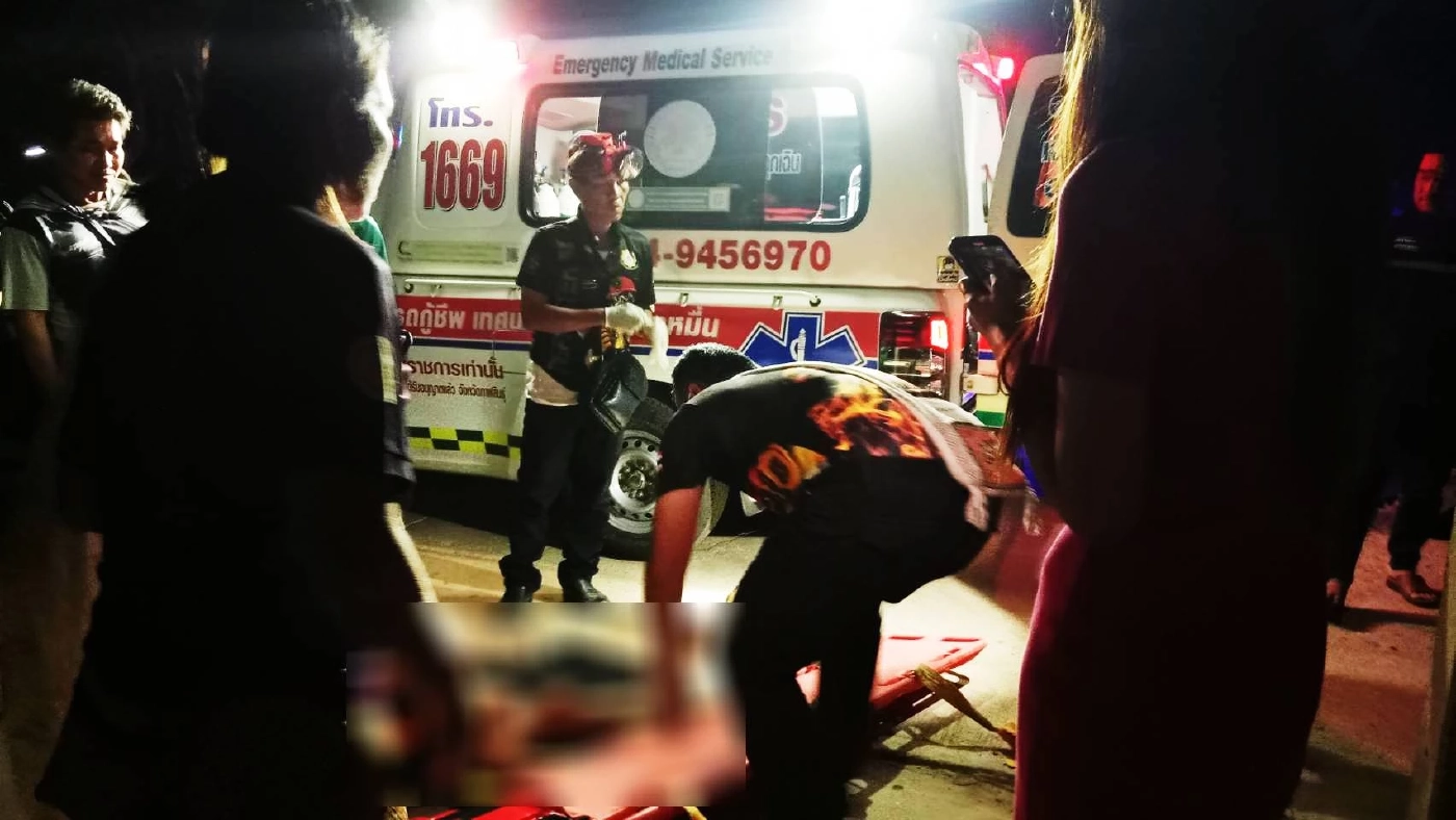 ง้อเมียไม่สำเร็จ ! ผัวคลั่งบุกจ้วงเมีย-ญาติ บาดเจ็บ 4 ราย