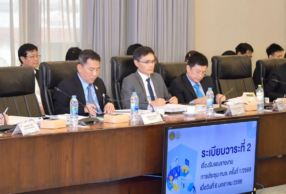 ชป. ร่วมประชุมคณะกรรมการทรัพยากรน้ำแห่งชาติ (กนช.) ครั้งที่ 2/2568