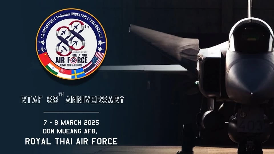 จัดใหญ่! International Air Show ครบรอบ 88 ปี กองทัพอากาศ 7-8 มี.ค. 68