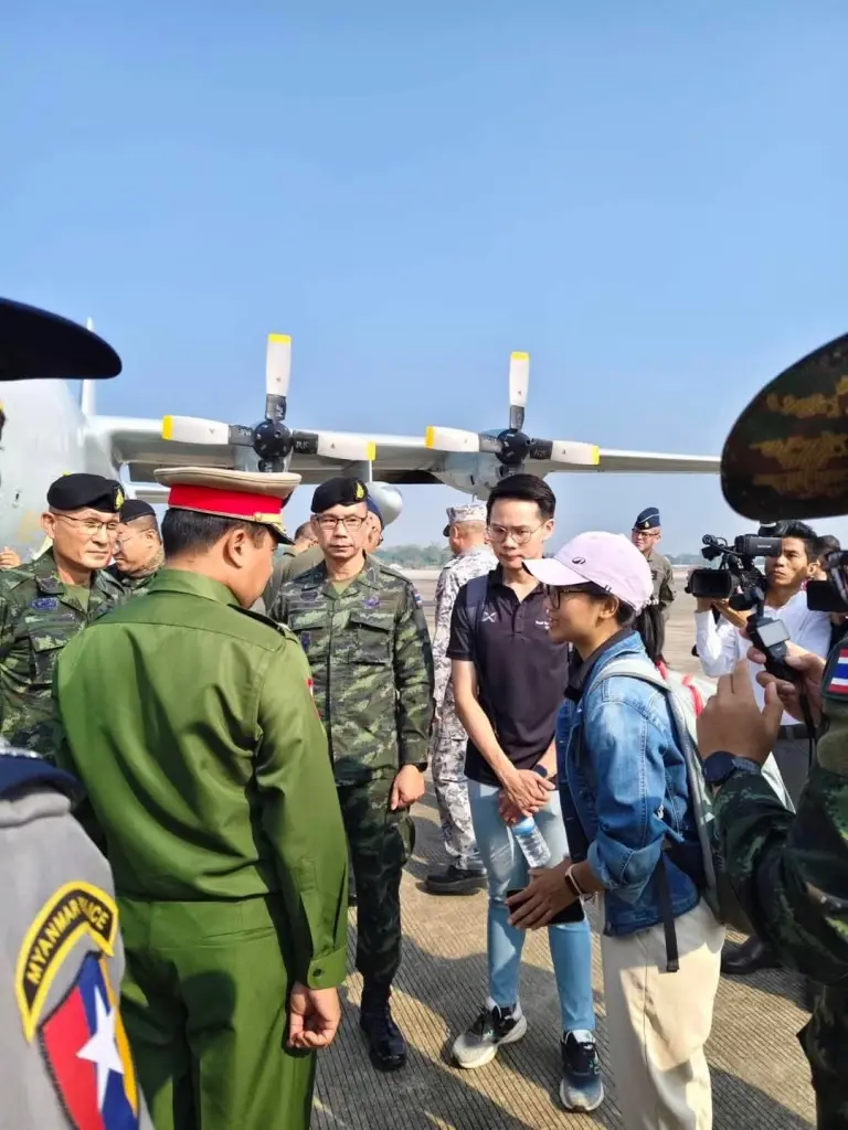 ชุดเฉพาะกิจไทยถึงเมียนมา-พร้อมช่วยมนุษยธรรมแผ่นดินไหว