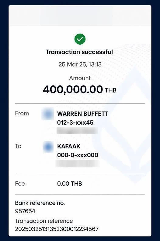 เตือนภัย! "ChatGPT" ปลอมสลิปธนาคารอย่างเนียน เหมือนยันลายน้ำ