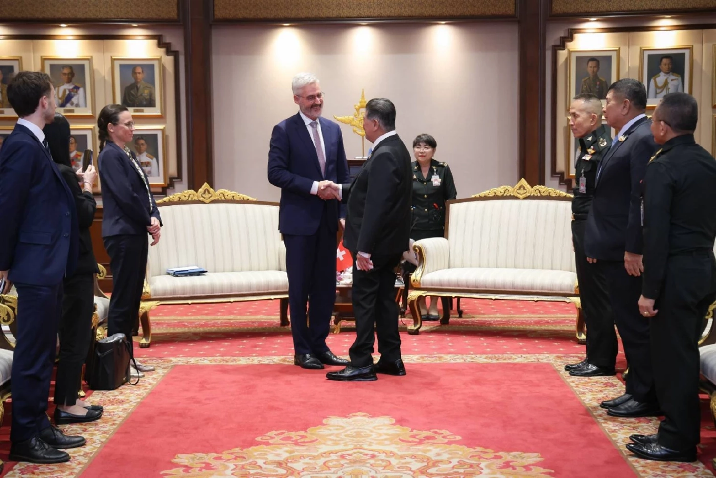 “ทูตสมาพันธรัฐสวิส” พบ “ภูมิธรรม” แลกเปลี่ยนความเห็นความมั่นคงในภูมิภาค