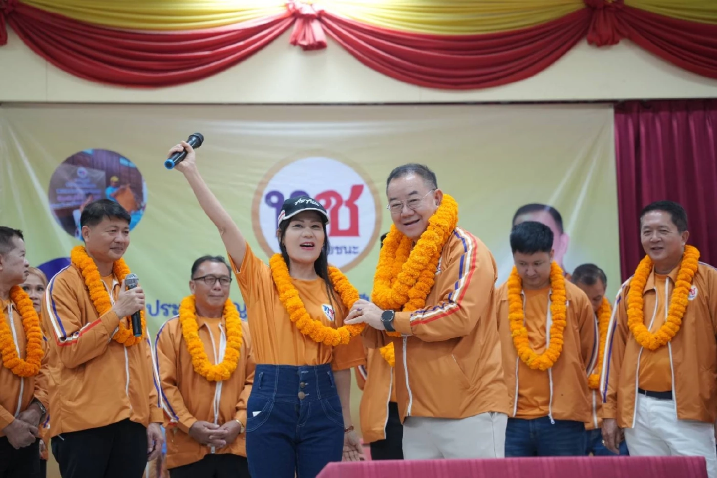 "จักรพงศ์ ชื่นดวง" นั่งเก้าอี้ หัวหน้าพรรคไทยชนะ อีกสมัย