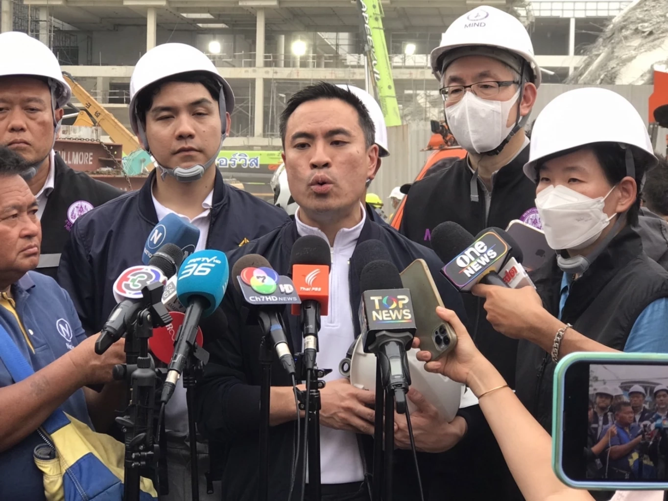 "อนุทิน" ตีกรอบ 7 วัน หาสาเหตุตึกถล่ม ลั่น ช่วยคนติดใต้ซากทุกราย