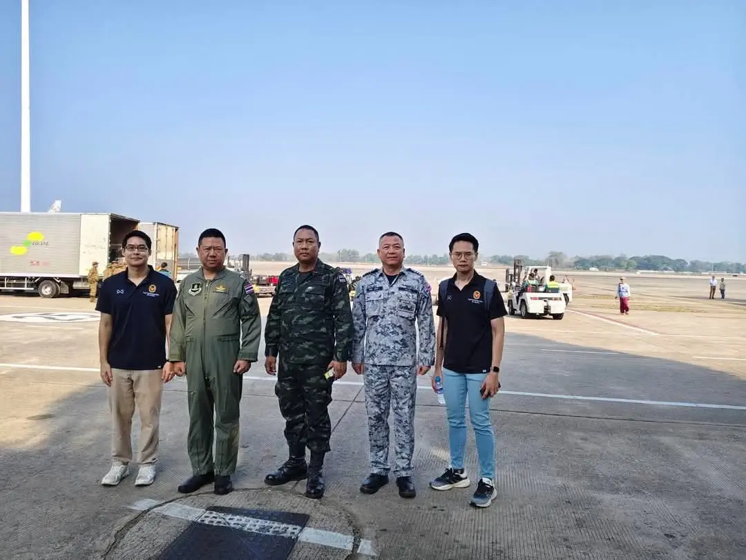 ชุดเฉพาะกิจไทยถึงเมียนมา-พร้อมช่วยมนุษยธรรมแผ่นดินไหว