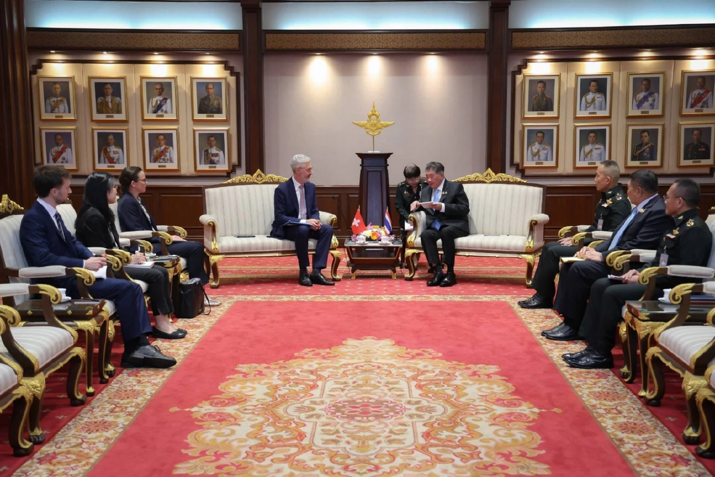 “ทูตสมาพันธรัฐสวิส” พบ “ภูมิธรรม” แลกเปลี่ยนความเห็นความมั่นคงในภูมิภาค