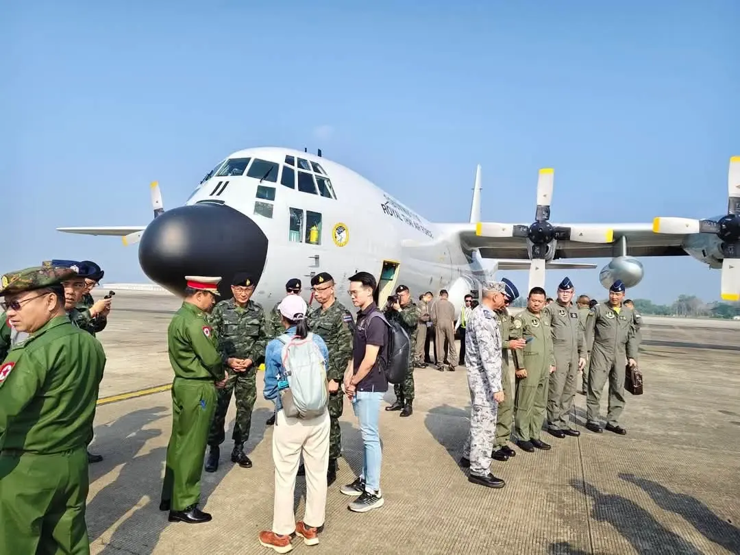 ชุดเฉพาะกิจไทยถึงเมียนมา-พร้อมช่วยมนุษยธรรมแผ่นดินไหว
