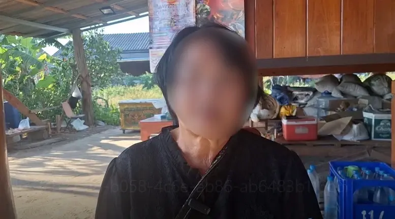 นางแก้ว ภรรยาผู้ก่อเหตุ แม่ของผู้เสียชีวิต