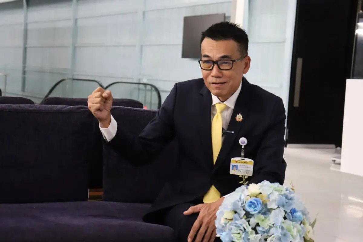 นายชีวะภาพ ชีวะธรรม สมาชิกวุฒิสภา ในฐานะประธานคณะกรรมาธิการทรัพยากรธรรมชาติและสิ่งแวดล้อม วุฒิสภา
