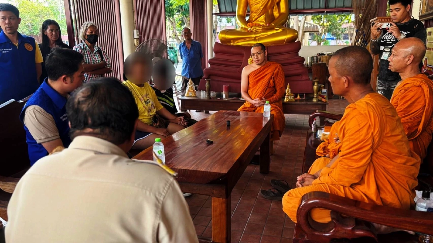 จบด้วยดี! แม่ร้องพระเตะหัวลูก ม.2 สุดท้าย ตักเตือนทั้ง เด็ก-พระ