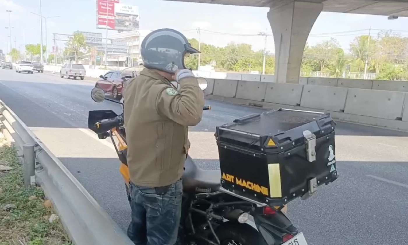 จ่อแจ้งข้อหาหนัก เก๋งแดงไล่บี้บิ๊กไบค์ อึ้งคำพูดโชเฟอร์