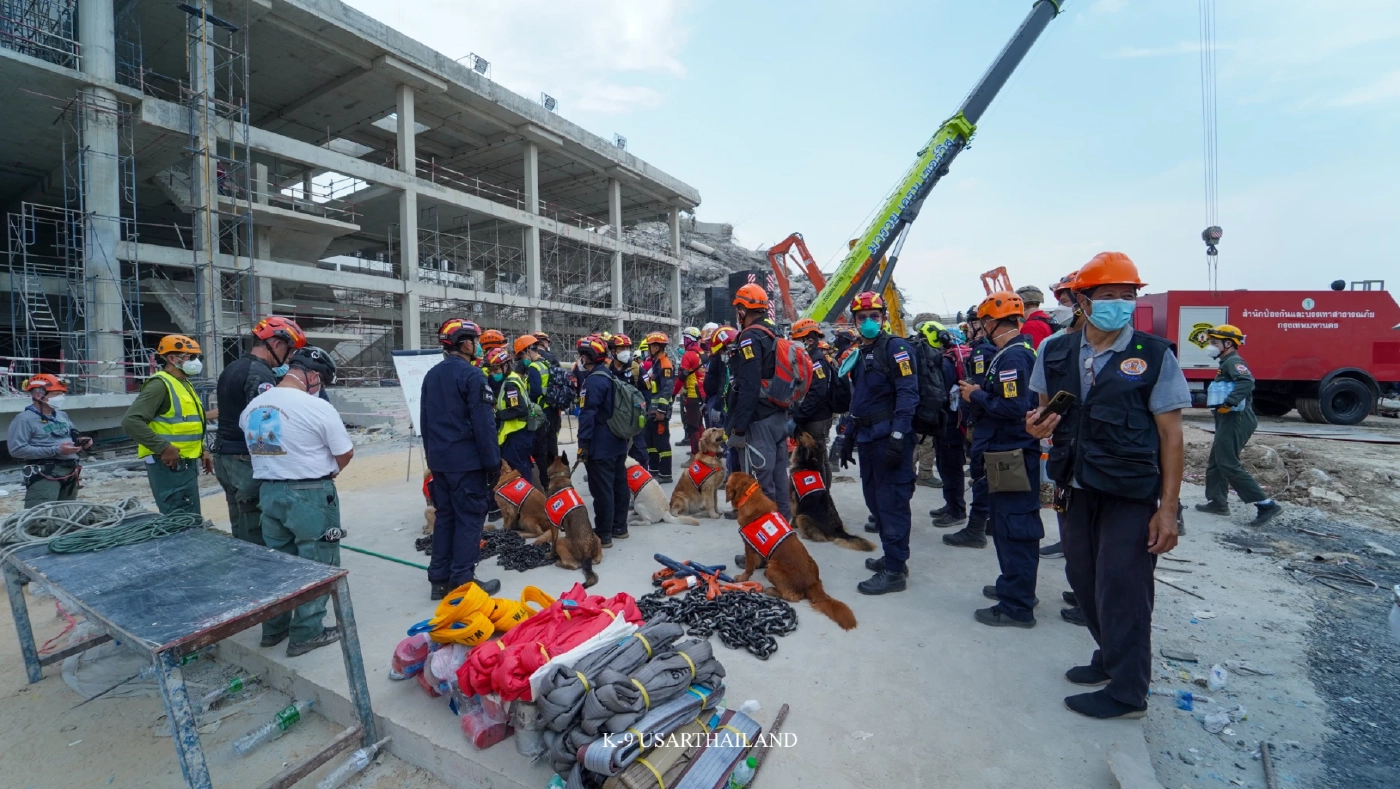 ขอบคุณภาพ : K9 USAR THAILAND