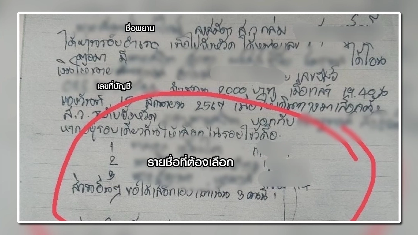 ผ่าแผนประทุษกรรม คดีฮั้วเลือก สว. จากปากคำพยาน - เส้นทางการเงิน