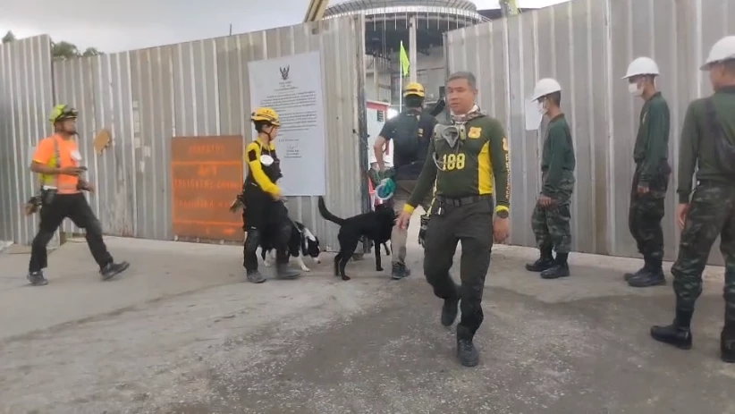 “ฝนตก” ไม่ถอย กู้ภัยปูพรมเร่งค้นหาอีก 73 ผู้สูญหายเหตุ “ตึกถล่ม”