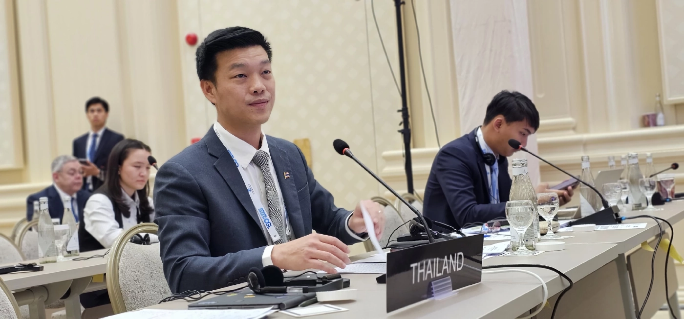 "เท้ง" กล่าวถ้อยแถลงสมัชชาฯรัฐสภาหาทางออก 2 รัฐปาเลสไตน์