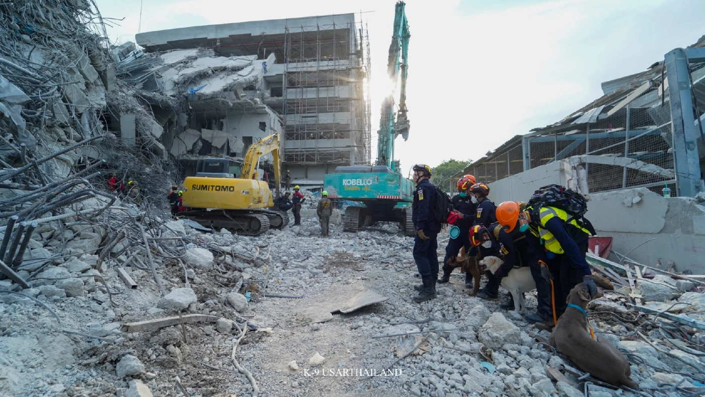 ขอบคุณภาพ : K9 USAR THAILAND