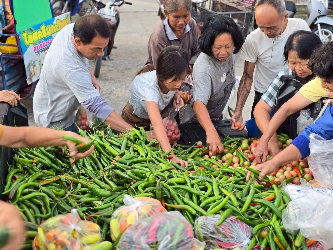 พระครูอ๊อด เหมาซื้อพริกชาวสวน “อมก๋อย” หลังราคาตกต่ำสุดรอบ 10 ปี