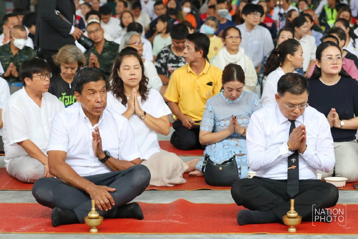นิมนต์พระ 109 รูป ทำบุญตักบาตรอุทิศให้ผู้เสียชีวิต ตึก สตง.ถล่ม