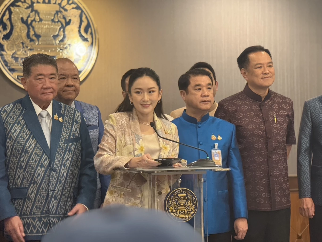 นางสาวแพทองธาร ชินวัตร นายกรัฐมนตรี 