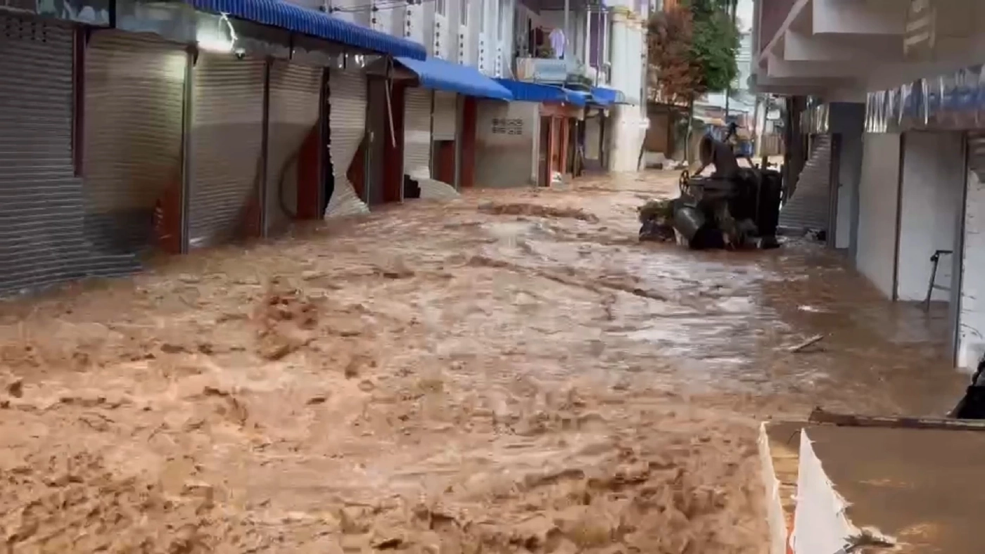 น้ำท่วมแม่สายเมื่อวันที่ 24 พ.ค.68