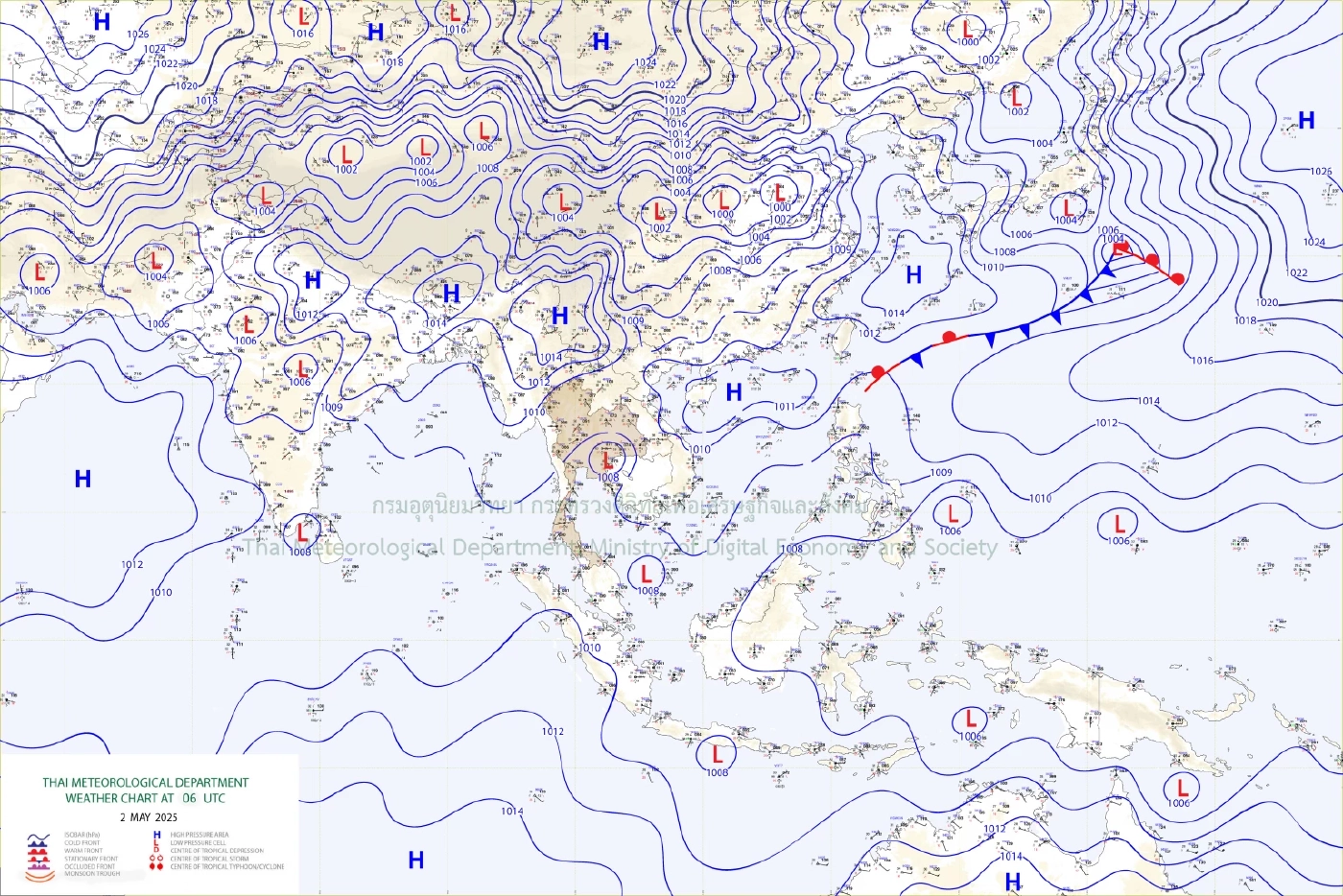 อุตุฯ เตือน “ฝนตกหนัก” 40 จว. “กทม.-ปริมณฑล” "ภาคใต้" เสี่ยงน้ำท่วม