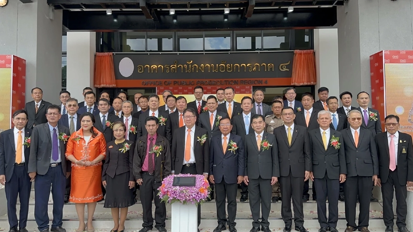 อสส. -หลวงปู่ศิลา ร่วมเปิดอาคารสนง.อัยการภ.4 งานสุดยิ่งใหญ่