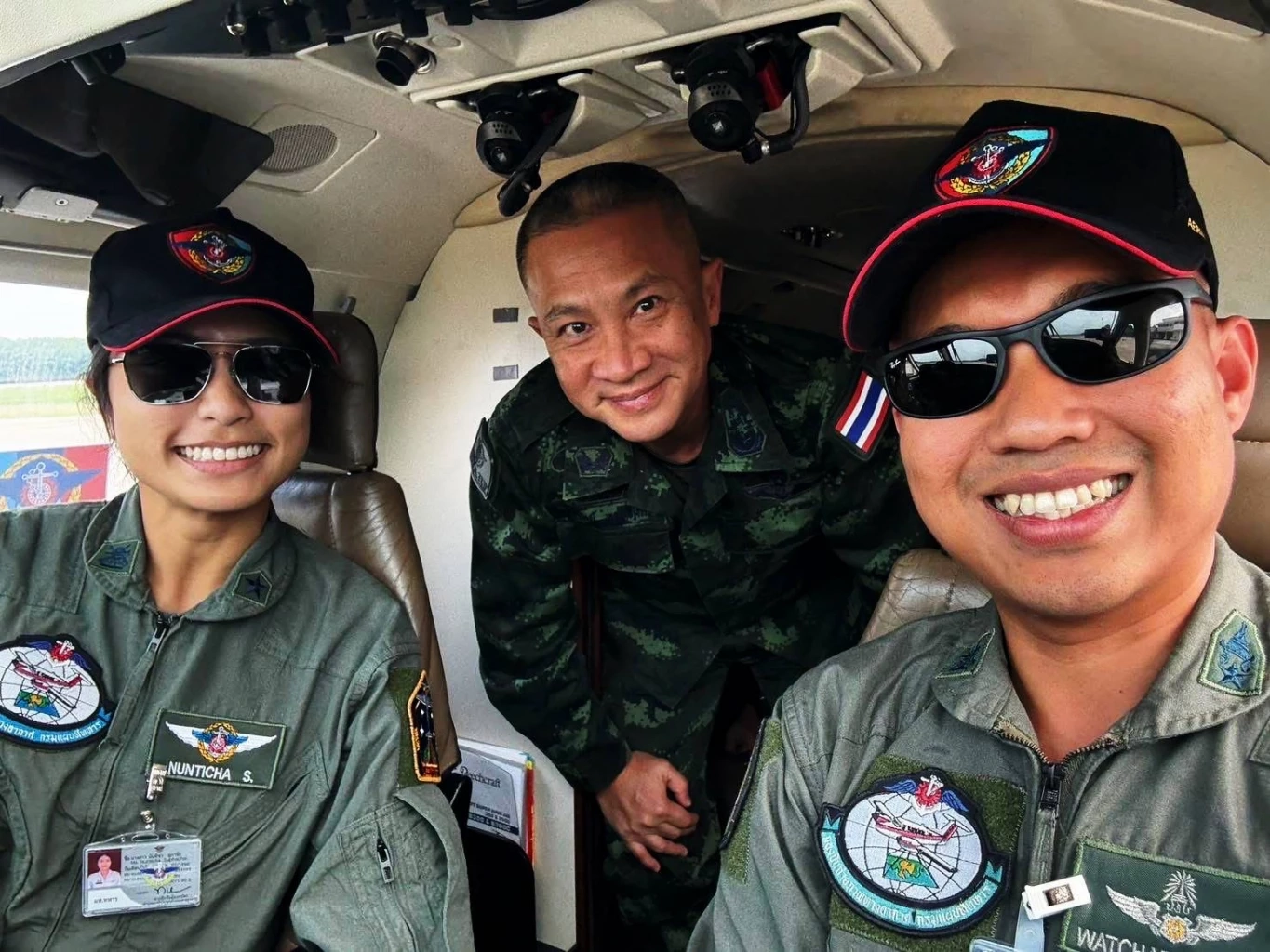 "ผบ.ทสส." เปิดตัวนักบินหญิงคนแรก ของ "บก.ทท."