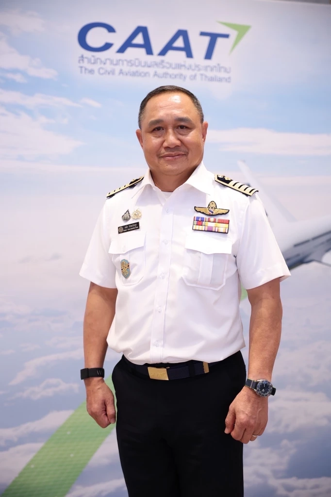 พลอากาศเอก มนัท ชวนะประยูร ผู้อำนวยการสำนักงานการบินพลเรือนแห่งประเทศไทย (CAAT)