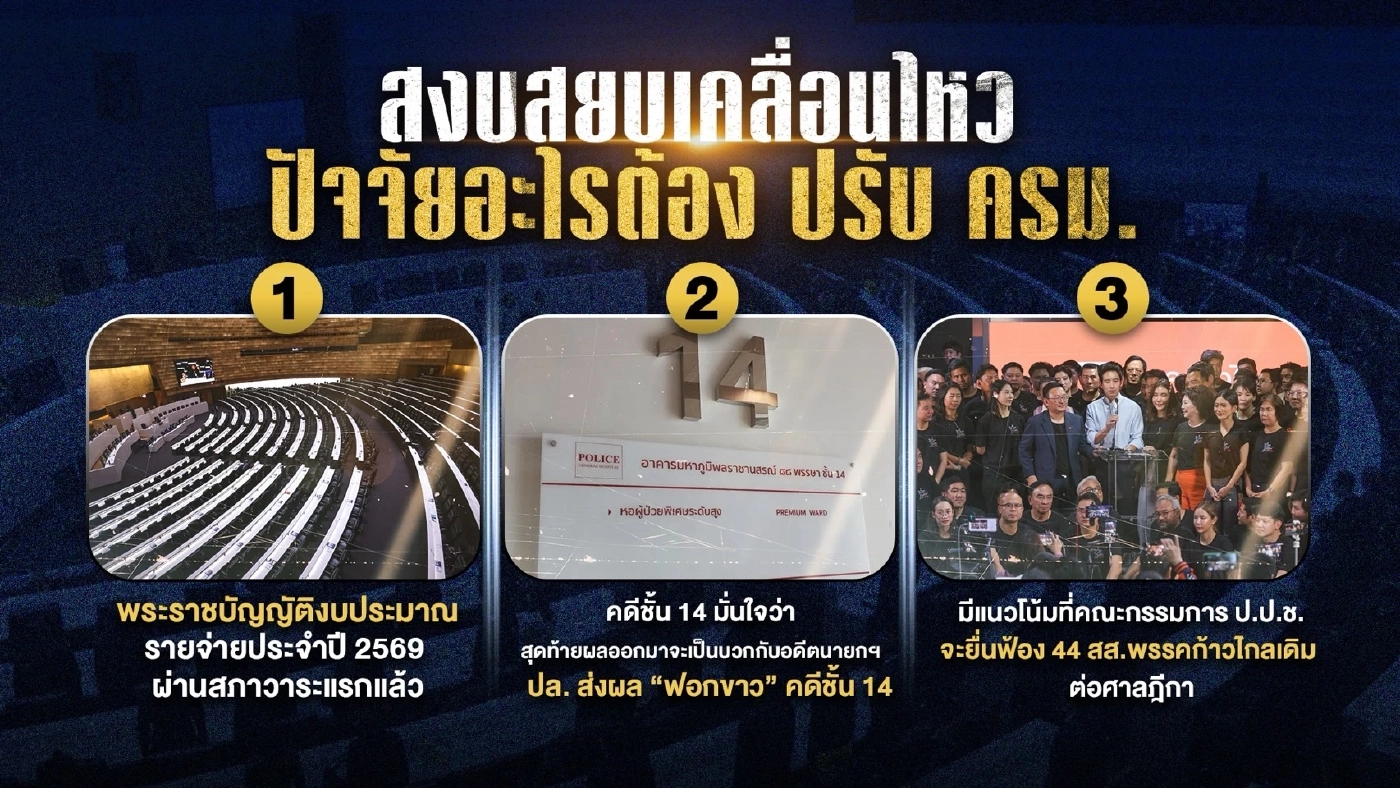 จับตาจุดไคลแม็กซ์ ปรับใหญ่ ครม. รื้อกระทรวงเศรษฐกิจ-คลองหลอด