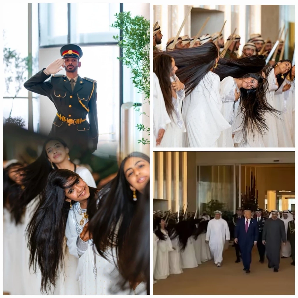 สหรัฐอาหรับเอมิเรตส์ ต้อนรับ “ทรัมป์” ด้วยระบำ “อัล-อายาลา”