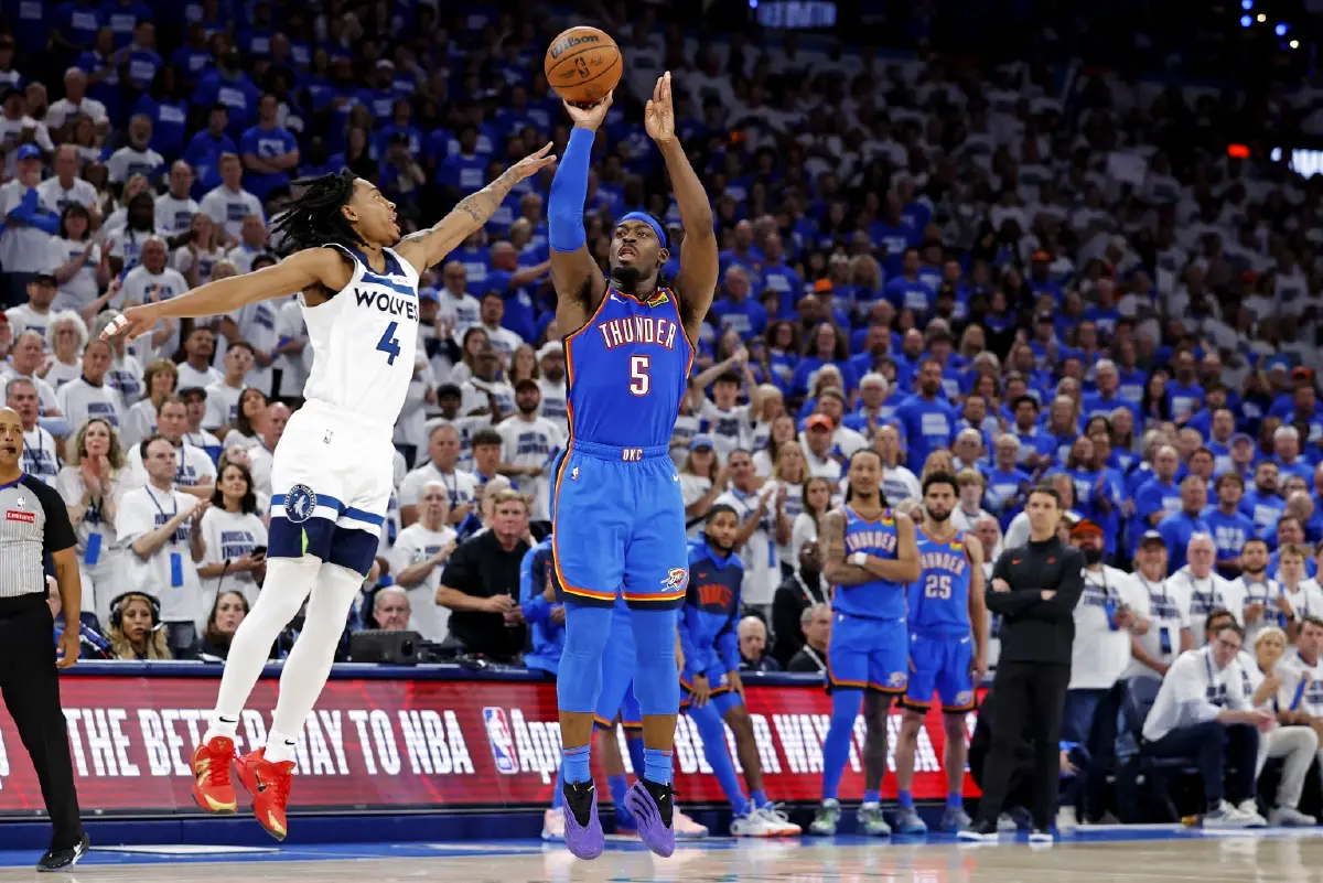 "ธันเดอร์" ถล่ม "วูล์ฟส์" ทะลุเข้าชิง NBA ครั้งแรกในรอบ 12 ปี