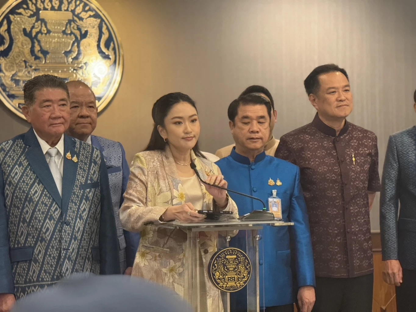 แพทองธาร ชินวัตร นายกรัฐมนตรี แถลงภายหลังประชุมครม. 6 พ.ค. 68