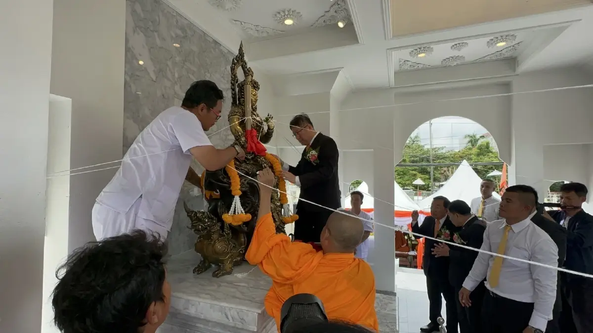 อสส.-หลวงปู่ศิลา ร่วมเปิดอาคารสนง.อัยการภ.4 งานสุดยิ่งใหญ่