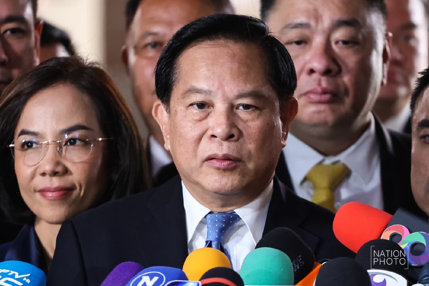 พีระพันธุ์ สาลีรัฐวิภาค หัวหน้าพรรครวมไทยสร้างชาติ รองนายกรัฐมนตรี และ รมว.พลังงาน