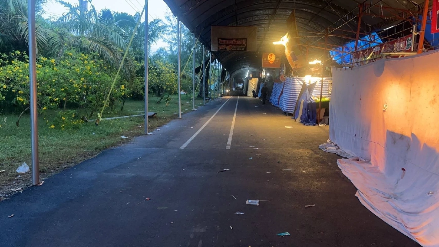 ลอบวางระเบิด งานกาชาดเมืองปัตตานี แม่ค้า-ตำรวจ ได้รับบาดเจ็บ