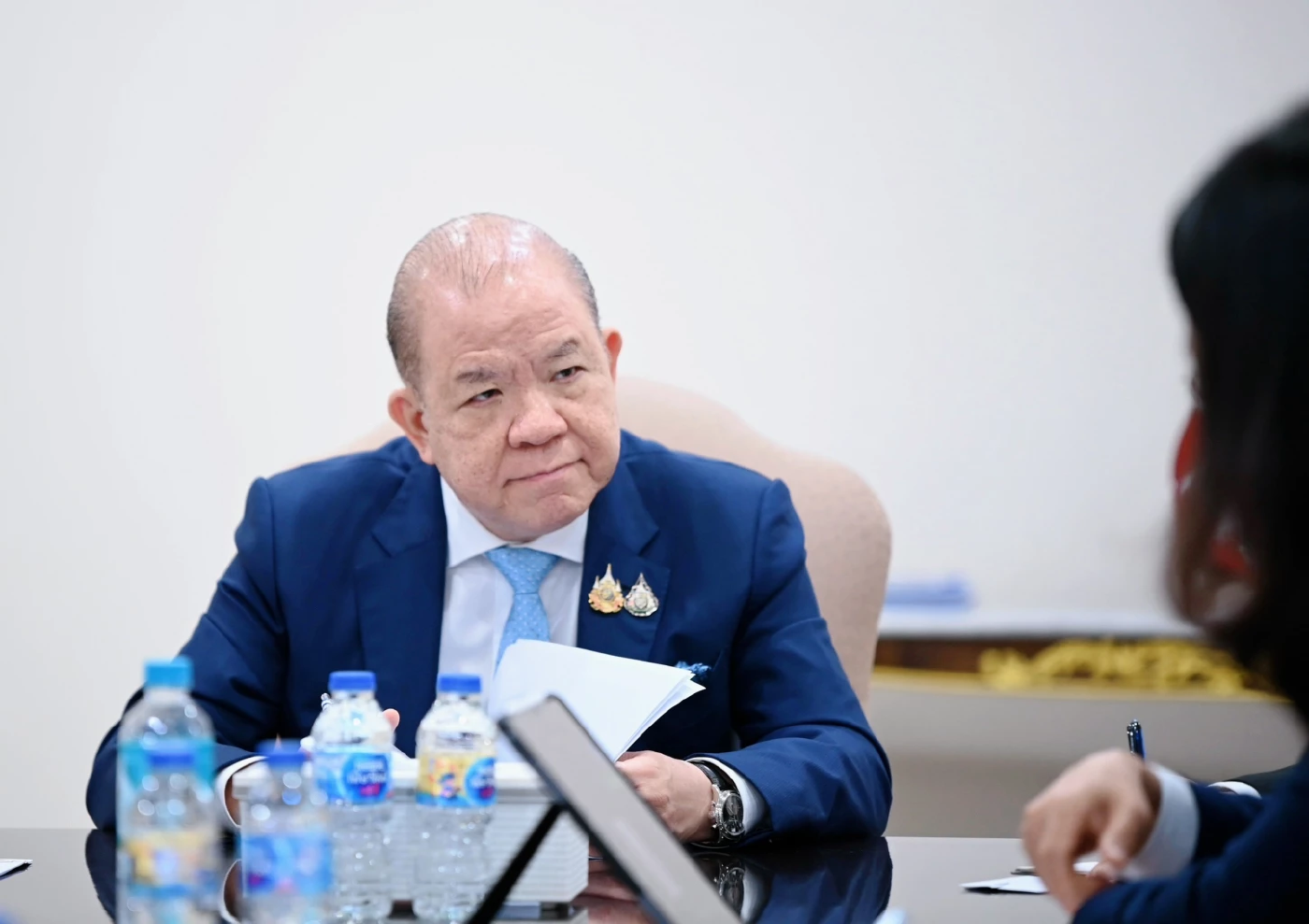 นายพิชัย นริพทะพันธุ์ รัฐมนตรีว่าการกระทรวงพาณิชย์