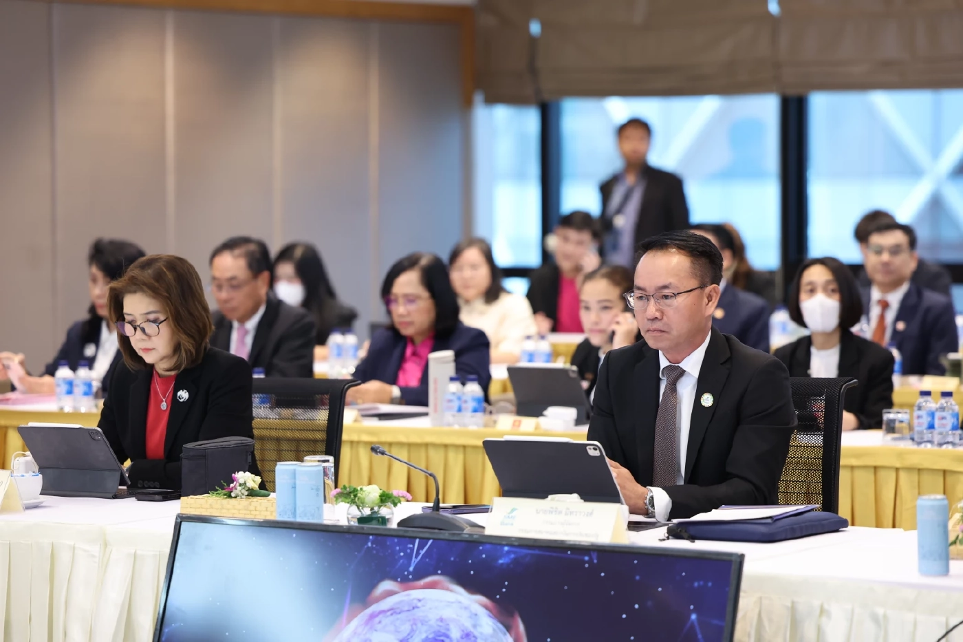 ประชุมสมาคมสถาบันการเงินของรัฐ หนุนธุรกิจรับมือภาษีสหรัฐ