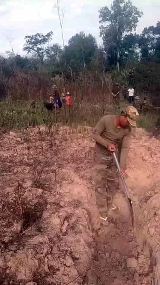 ทหารกัมพูชาขุด "คูเลต" ชายแดนสระแก้ว กองกำลังบูรพาแจงภาพเก่า