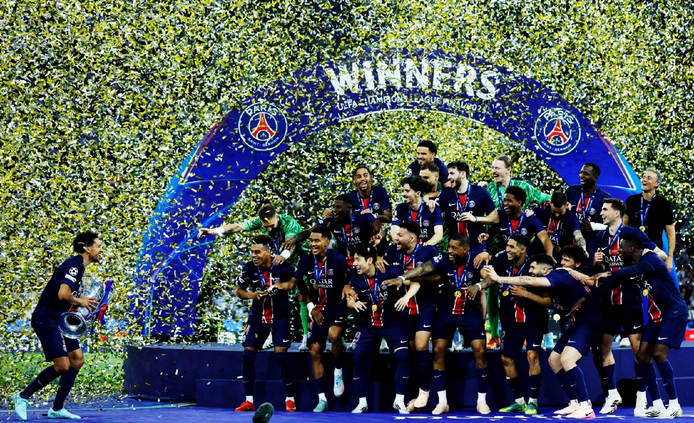 ระดม "ตำรวจฝรั่งเศส" 5,400 อารักขา "กรุงปารีส" ใช้แก๊สน้ำตา สลายฝูงชน ที่ฉลองแชมป์ UCL