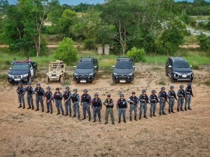 "ทอ." โชว์ "โดรนติดอาวุธ" ร่วมภารกิจ "ลาดตระเวนป้องกันฐานบิน"