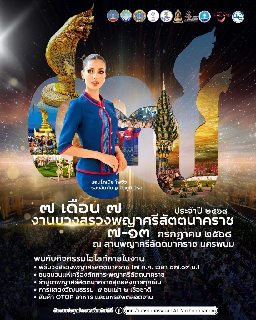 เพิ่มเที่ยวบิน "ดอนเมือง-นครพนม" มุ่งแก้ปัญหาตั๋วแพง กระตุ้นเศรษฐกิจ ชูเที่ยวเส้นทางสายมูคู่วัฒนธรรม