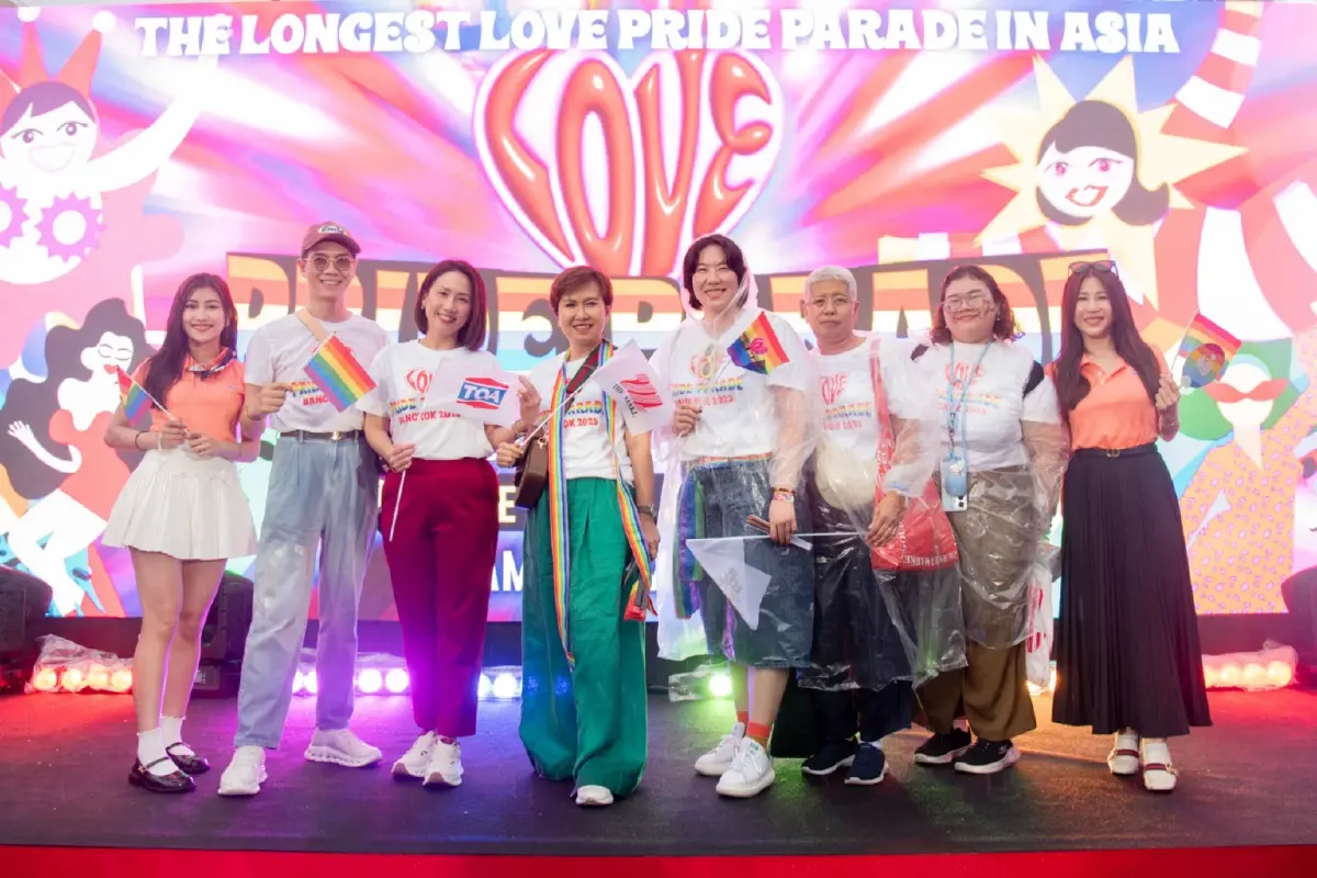 TOA ผนึกพันธมิตร จัด “LOVE PRIDE ♡ PARADE, BANGKOK 2025” ยาวที่สุดในเอเชีย