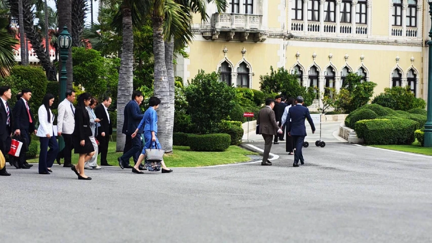 "นายกฯ" เข้าตึกไทย คุย "รมว.กต." คาด หารือท่าทีต่อ "ฮุน เซน" หลังแทรกแซงการเมืองในประเทศ