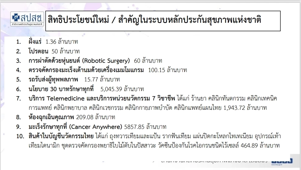 "เลขา สปสช."พบ "เครือเนชั่น" โชว์เอกสารแจงงบ "บัตรทอง" ไม่วิกฤต