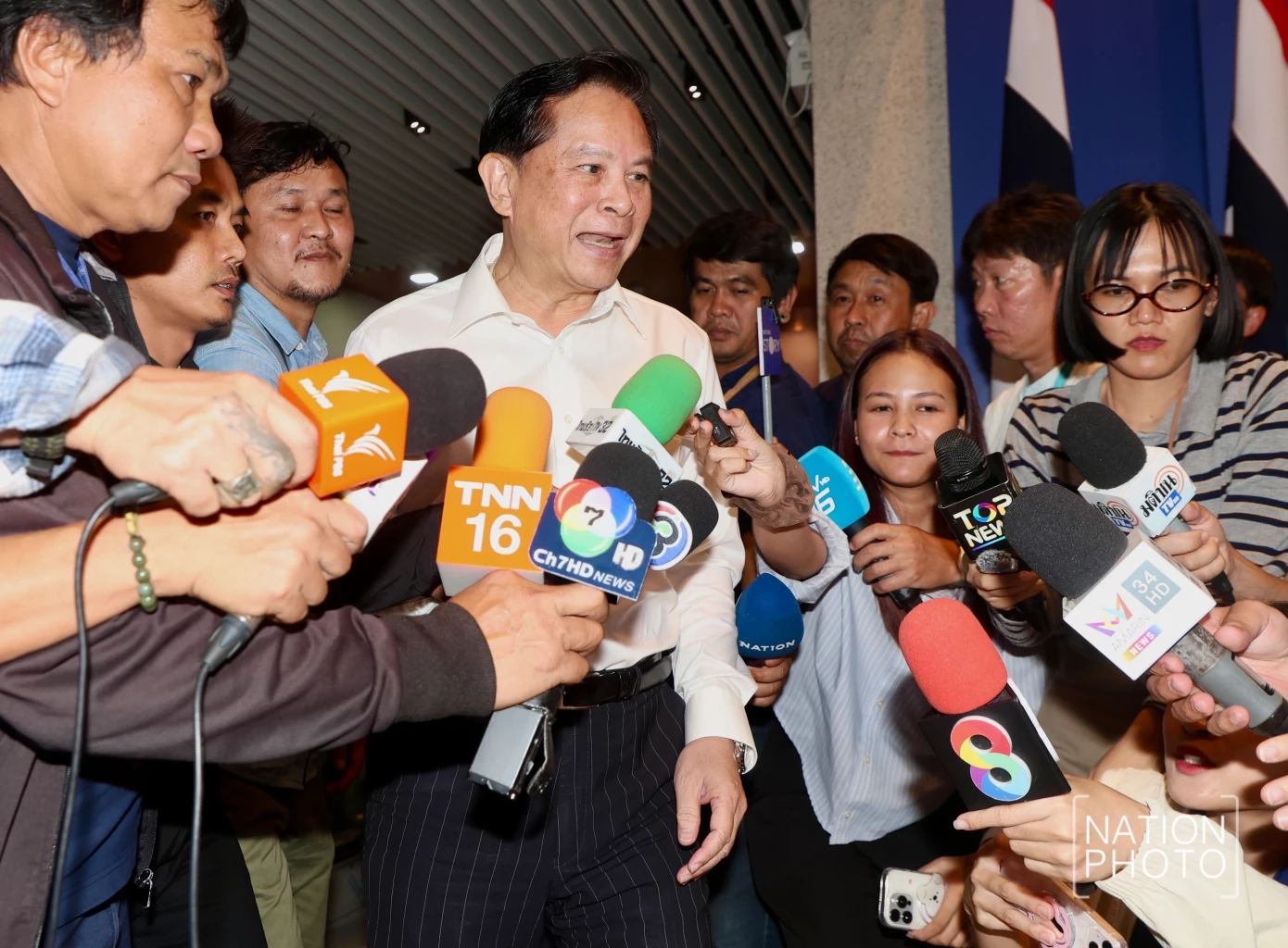 นายพีระพันธุ์ หัวหน้าพรรครวมไทยสร้างชาติ