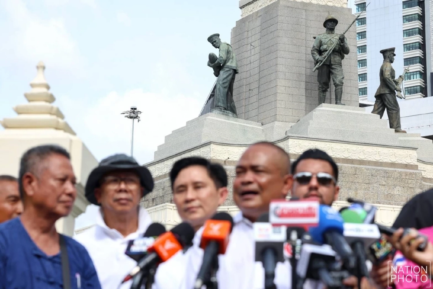 คณะรวมพลังแผ่นดิน ดูสถานที่ชุมนุมอนุสาวรีย์ชัยฯ ยันไม่กระทบ รพ.