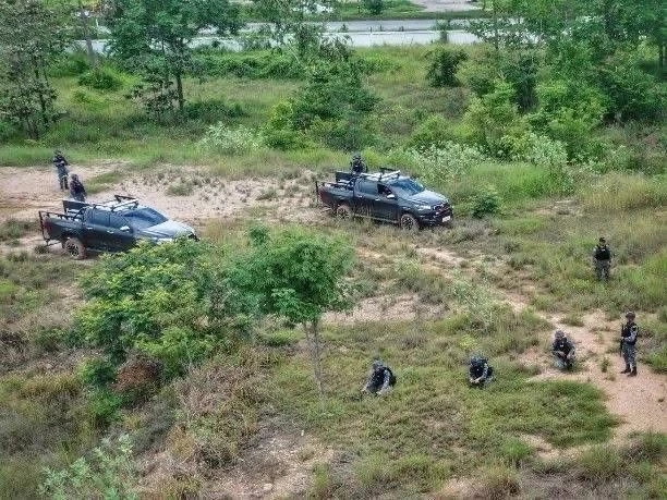 "ทอ." โชว์ "โดรนติดอาวุธ" ร่วมภารกิจ "ลาดตระเวนป้องกันฐานบิน"