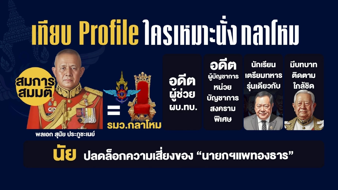 “บิ๊กเล็ก” กับข่าวไม่เล็ก - คุย “คนโตฯ” เสียบ รมว.กลาโหม