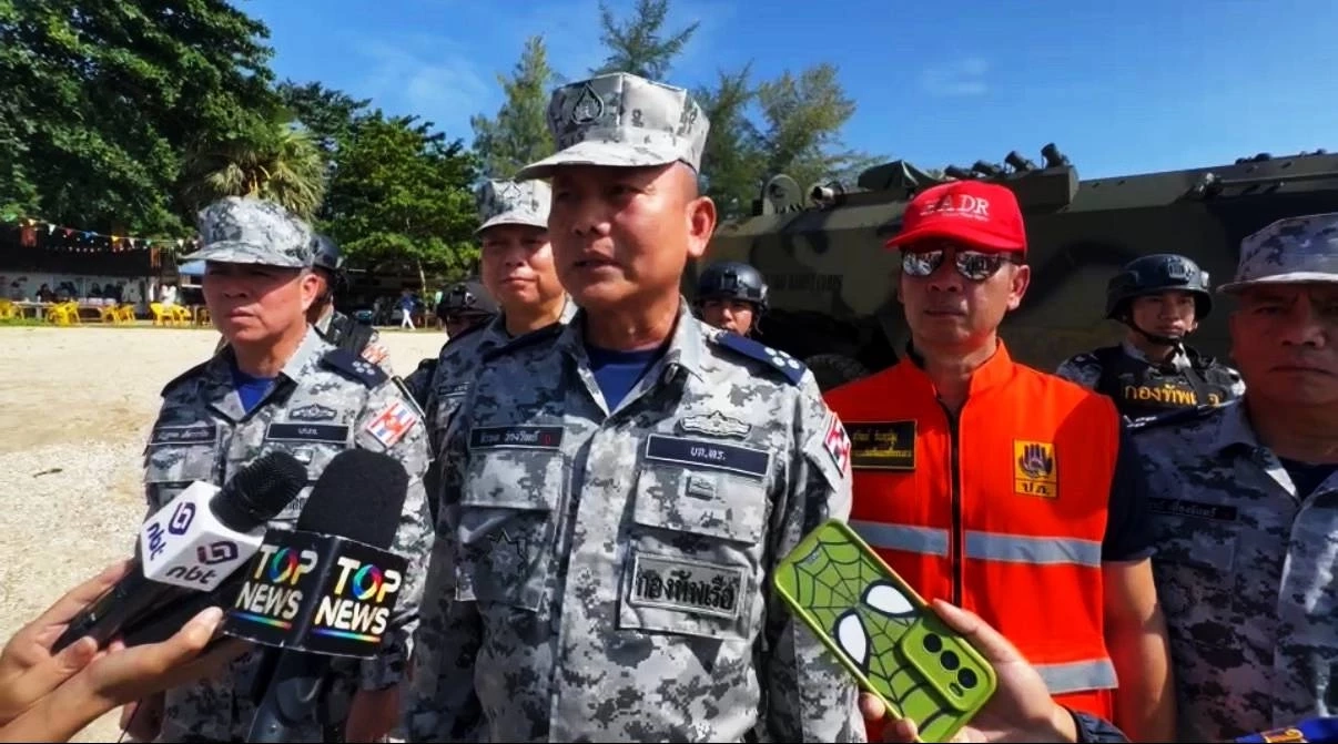 "ผบ.ทร." ลั่น ขอรัฐบาลสั่ง "ทบ.-ทอ.-ทร." พร้อมยกพลช่วยช่องบกทันที