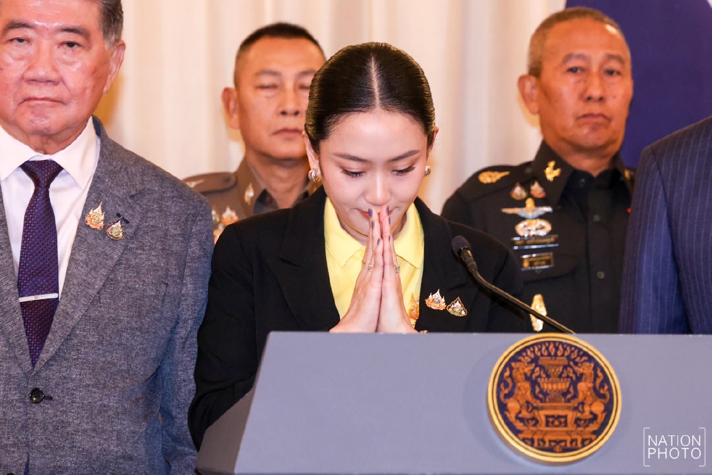 "นายกฯอิ๊งค์" น้ำตาคลอ แถลง "ขออภัย คนไทย" ปม "คลิปเสียงคุย ฮุนเซน"